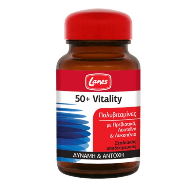 Lanes Πολυβιταμίνες 50+ Vitality 30 ταμπλέτες